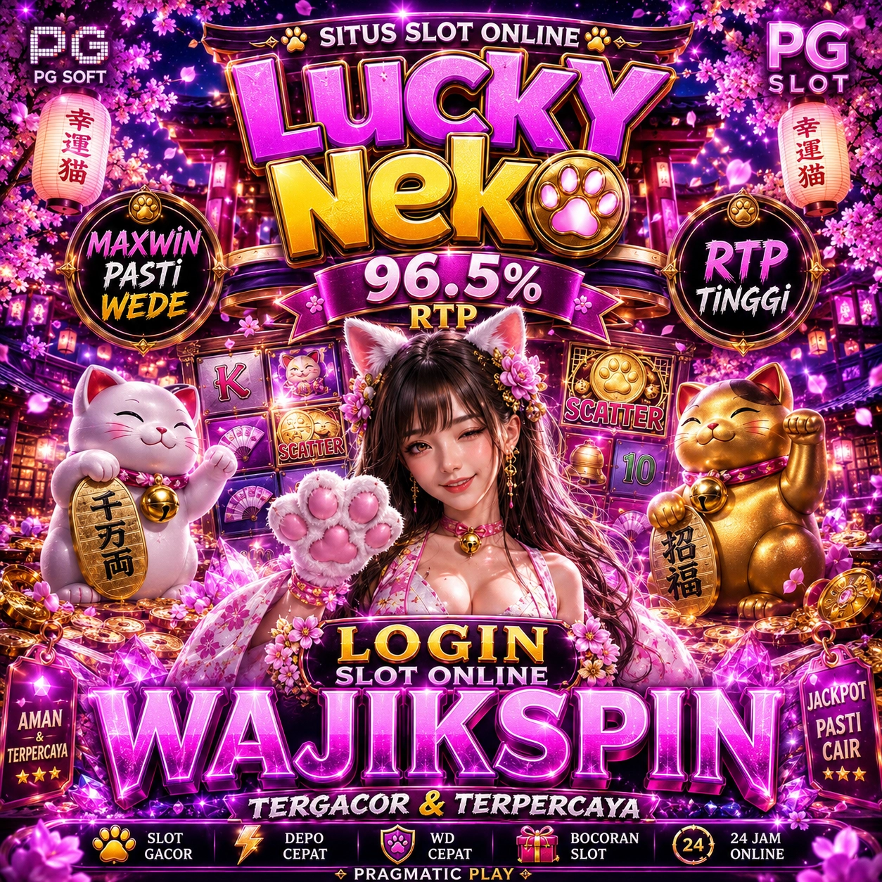 Produk WAJIKSPIN Lucky Neko